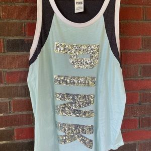 Pink tank top. Size Large